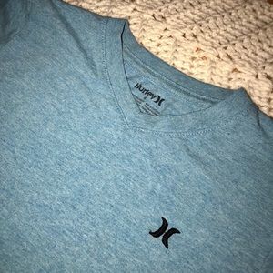 Boys Sky Blue Hurley V-neck shirt Sz 6
